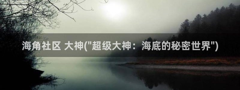 海角社区破解教程：海角社区 大神(\